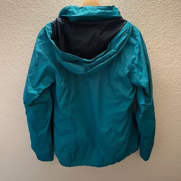 The North Face Resolve Jacket Womens Large Teal HyVent Waterproof Hooded Rain - Picture 2 of 10
